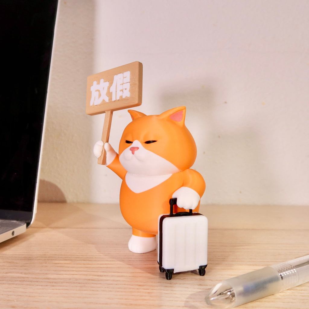 社畜動物系列 - 橘咪 - FAT FACTORY