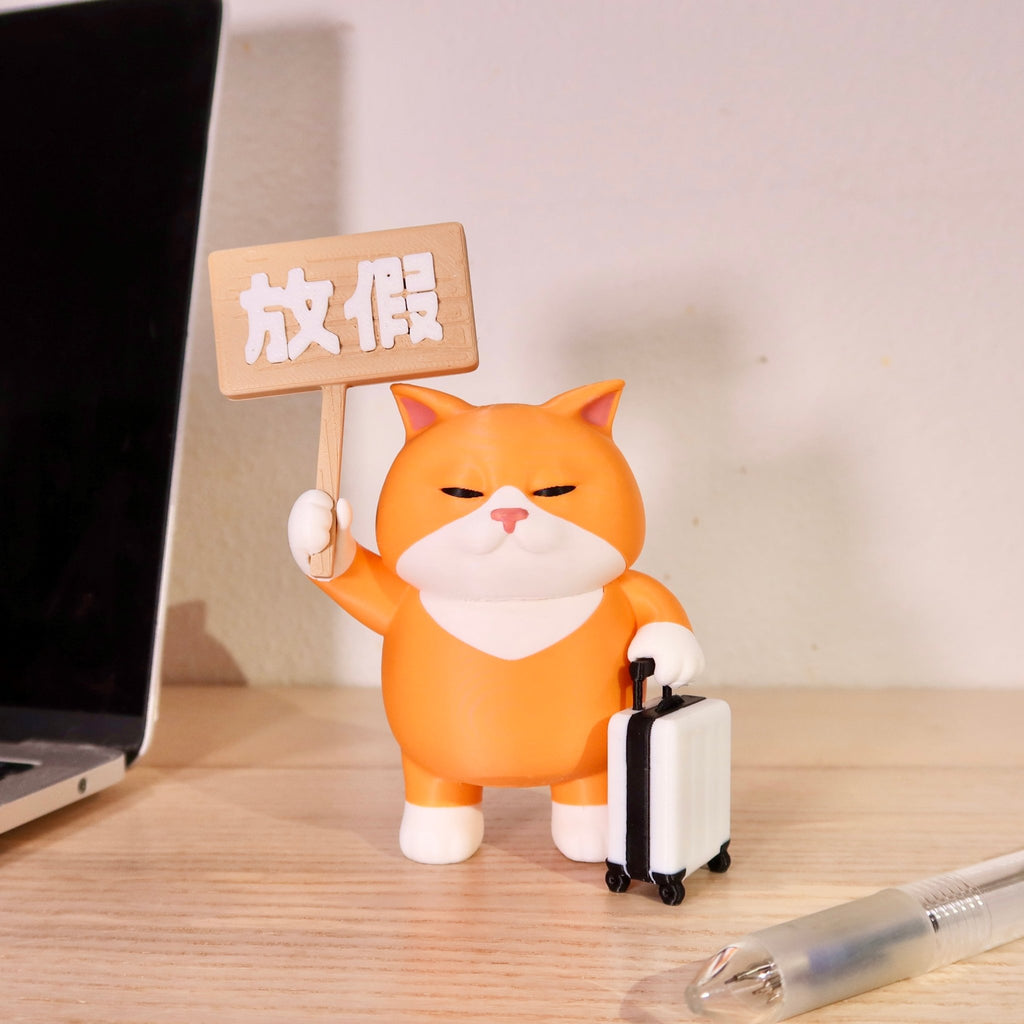 社畜動物系列 - 橘咪 - FAT FACTORY